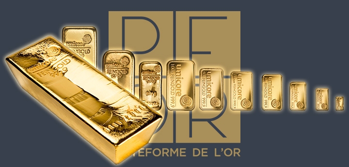 La plus large gamme de lingots du marché